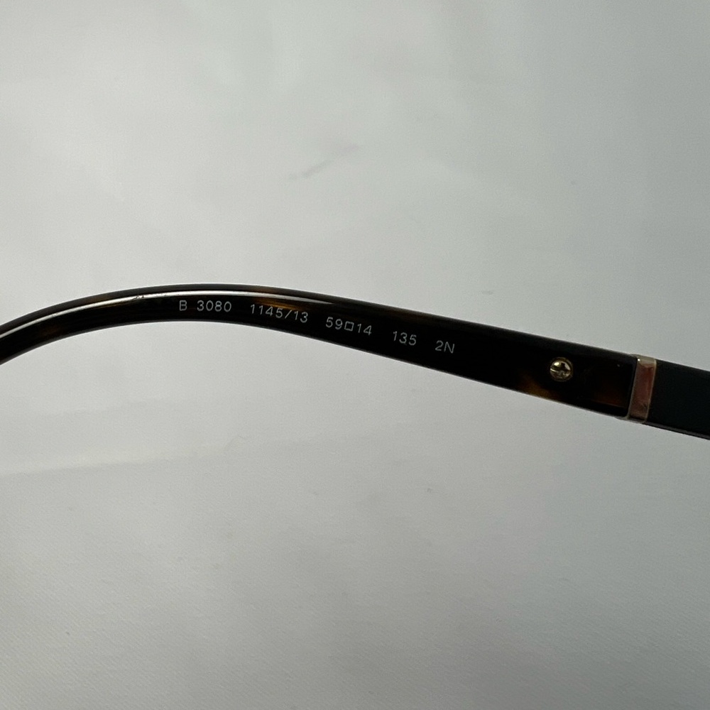 Burberry Chrome Metal Aviator Eyeglasses - Frames Only - Picture 9 of 10